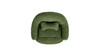 Louie 30.5" Modern Dog Sofa Bed with Bone Pillow, Medium, Moss Green