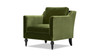 Josephine 33" Upholstered Accent Chair, Olive Green
