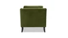 Josephine 60" Upholstered Chaise Lounge, Olive Green