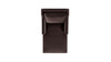 Josephine 60" Upholstered Chaise Lounge, Deep Brown