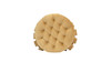 Roquefort 24.5" Round Tufted Velvet Pet Bed with Box-Pleated Skirt, Gold