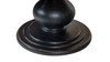 Winslow 60" Round Reclaimed Pine Pedestal Dining Table, Antique Natural Brown & Distressed Black