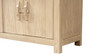 Rowan 68.5" Reclaimed Elm Wood 4-Door Cabinet, Light Natural Brown