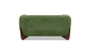 Alpine 36.5" Sherpa Dog Sofa Bed, Medium, Moss Green Fleeced Teddy