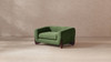 Alpine 36.5" Sherpa Dog Sofa Bed, Medium, Moss Green Fleeced Teddy