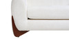 Alpine 36.5" Chenille Dog Sofa Bed, Medium, Almond White