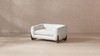 Alpine 36.5" Chenille Dog Sofa Bed, Medium, Almond White