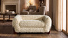 Alpine 36.5" Faux Fur Dog Sofa Bed, Medium, Cream Beige