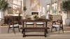 Whitmore 60" Reclaimed Pine Trestle Dining Bench, Dark Brown