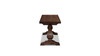 Whitmore 60" Reclaimed Pine Trestle Dining Bench, Dark Brown