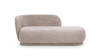 Aire 75" RAF Organic Modern Curved Chaise Lounge, Stone Taupe Chenille