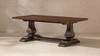 Whitmore 48" Reclaimed Pine Trestle Coffee Table, Java Brown