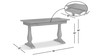Whitmore 55" Reclaimed Pine Trestle Writing Desk, Java Brown