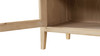 Marlowe 83" Reclaimed Pine 4-Door Glass Sideboard, Brushed White