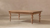 Rosalie 50" Reclaimed Pine Turned-Leg Coffee Table, Medium Brown