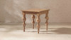 Rosalie 24" Reclaimed Pine Turned-Leg End Table, Medium Brown