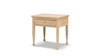 Balqis 26" Reclaimed Pine 1-Drawer End Table, Heritage Light Natural Brown