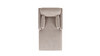 Knox 65" Modern Farmhouse Chaise Lounge Chair, Stone Taupe Chenille