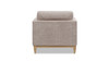Knox 65" Modern Farmhouse Chaise Lounge Chair, Stone Taupe Chenille