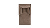 Knox 65" Modern Farmhouse Chaise Lounge Chair, Taupe Brown Chenille