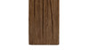 Umber 31.5" Solid Reclaimed Pine Wood Pedestal Side Table, Brown