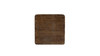 Umber 19.7" Solid Reclaimed Pine Wood Block Side Table, Brown