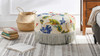 Yolanda Decorative Round Ottoman C