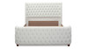 Brooklyn King Tufted Panel Bed Headboard and Footboard Set, Antique White 7