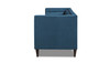 Jack 84" Modern Tuxedo Tufted Sofa, Satin Teal 7