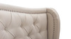 Marcella Tufted Wingback Upholstered Bed, King, Sky Neutral 14