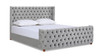 Brooklyn Tufted Panel Bed Headboard and Footboard Set 1