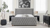 Brooklyn Tufted Panel Bed Headboard and Footboard Set 2