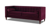 Jack Tuxedo Sofa, Burgundy 8