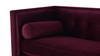 Jack Tuxedo Sofa, Burgundy 9