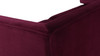 Jack Tuxedo Sofa, Burgundy 10