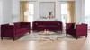 Jack Tuxedo Sofa, Burgundy 4