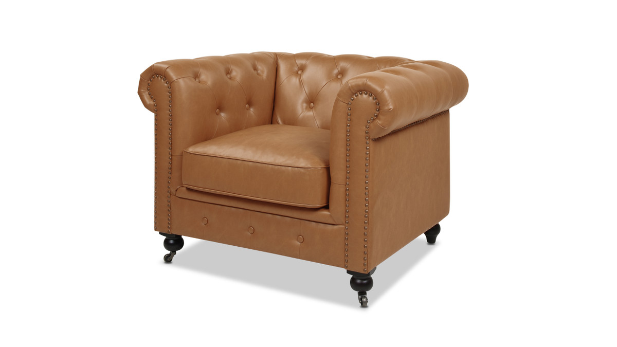 Winston 42.5" Chesterfield Accent Armchair 1