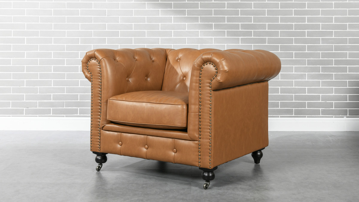 Winston 42.5" Chesterfield Accent Armchair Jennifer Taylor Home