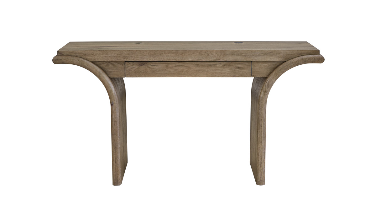 Briarhaven 60" Writing Desk with Drop-Front Storage Drawer and Waterfall Legs