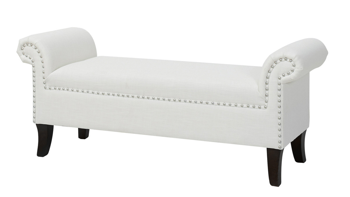 Kathy 53" Roll Arm Entryway Accent Bench A