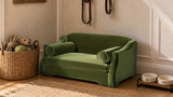 Paloma 35.5" Dog Sofa Bed, Medium, Olive Green
