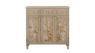 Dauphin Handpainted Entryway Storage Cabinet, Grey Cashmere 1