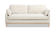 Pasadena 75.5" Modern Farmhouse Sofa, French Beige 1