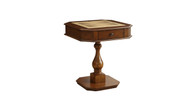 Armitage 28" 2-Drawer Cherry 3-in-1 Game Table with Reversible Chess, Checkers & Backgammon Top