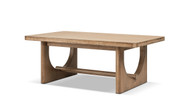 Turnkey 47" Reclaimed Pine Wood Coffee Table, Antique Natural Brown