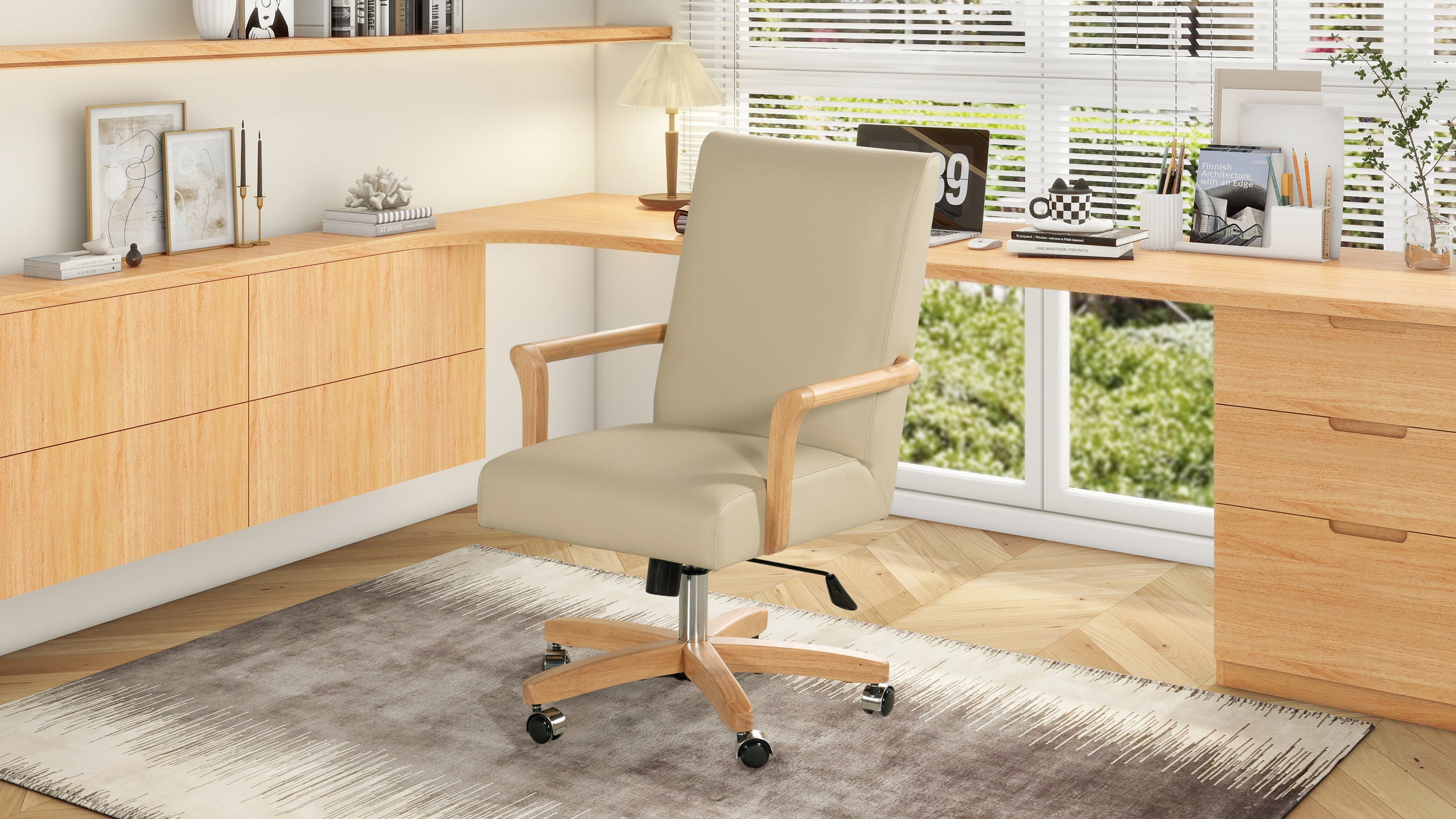 Jennifer Taylor Home Dumont Executive Office Chair - Thumbnail 5