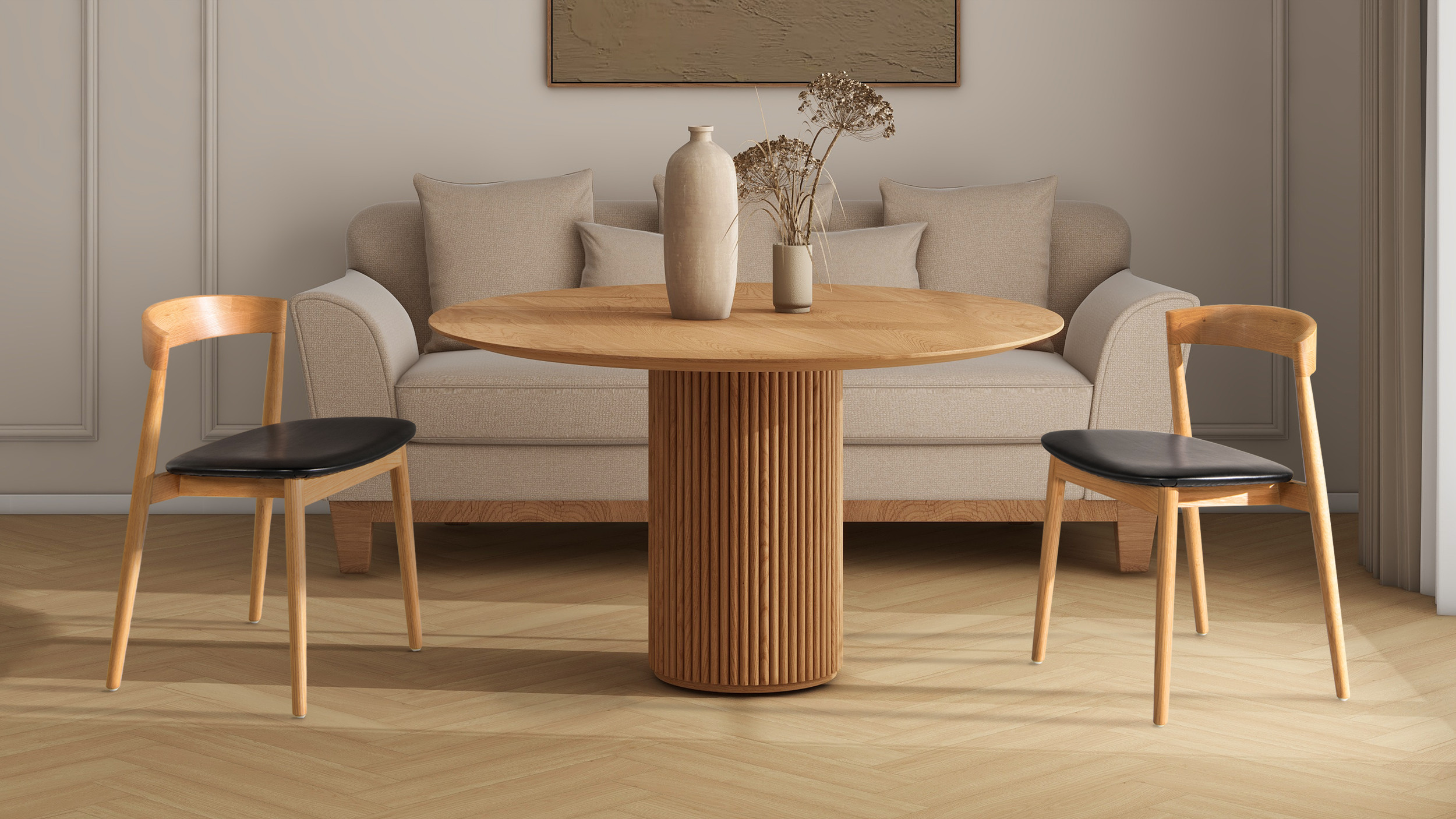 ダイニングチェア Oak chair Raven 20.5