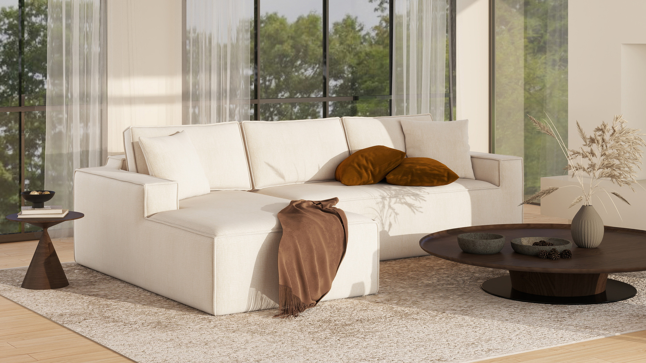 ★ＪＥＮＮＩＦＥＲ　ＴＡＹＬＯＲ★ 〜Bｏｘ3P Set〜 Everly 3pc Woven Frame Barrel Deep Seating Patio
