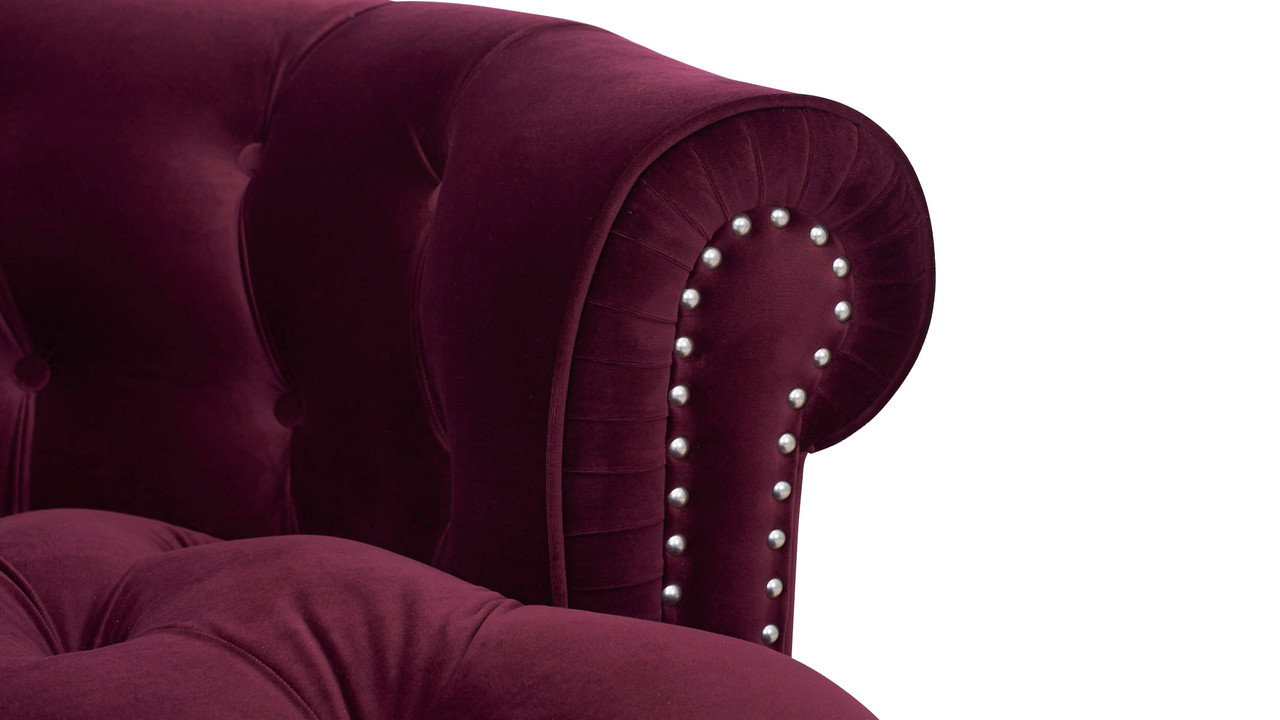 Jennifer Taylor Home La Rosa Chesterfield Sofa