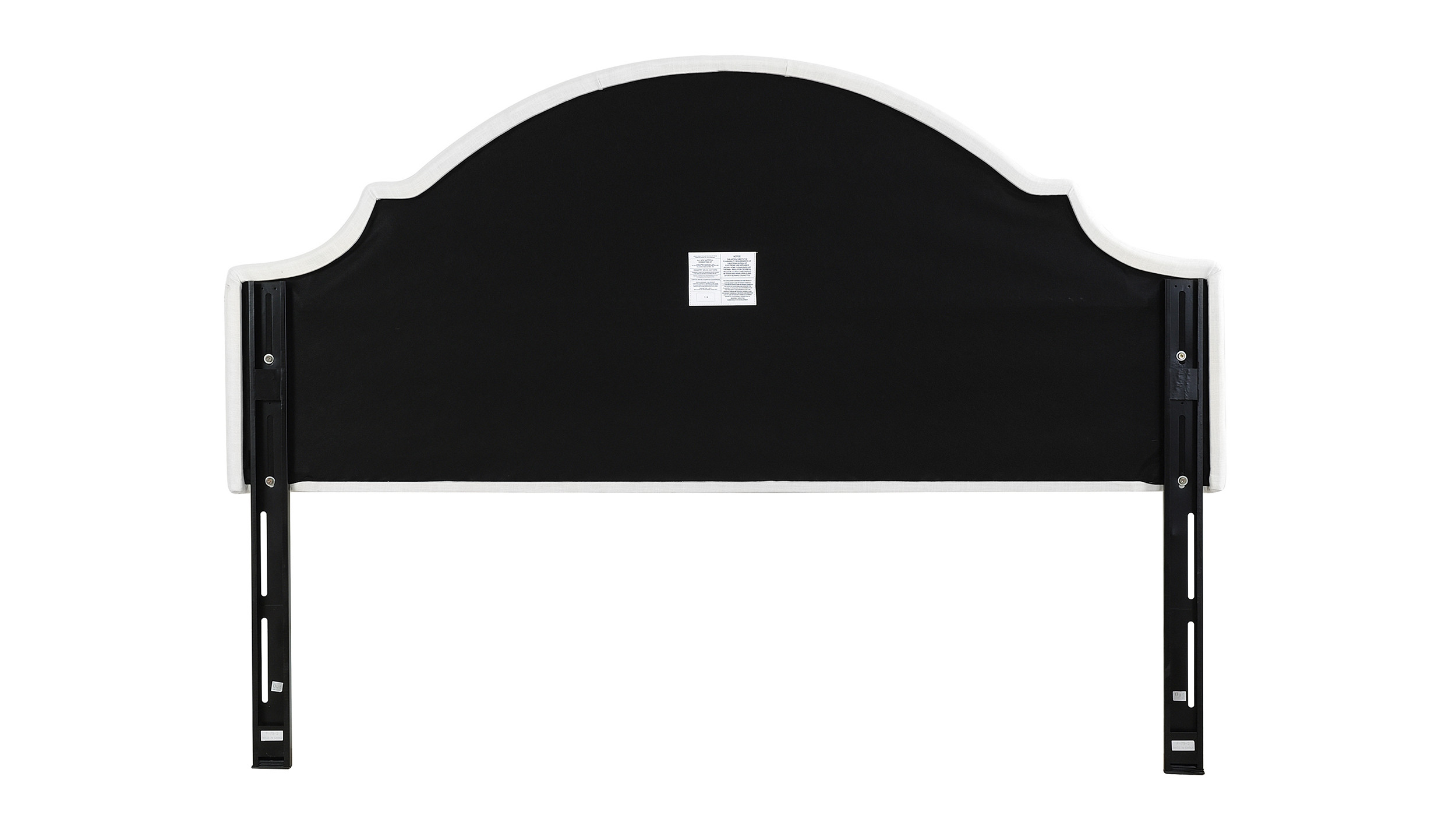 Catherine Upholstered Headboard, King Size, Antique White Jennifer